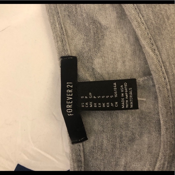 Long sleeve Forever 21 gray shirt - Picture 5 of 5